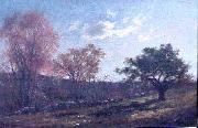 Charles Furneaux Landscape with a Stone Wall, oil painting of Melrose, Massachusetts by Charles Furneaux china oil painting artist